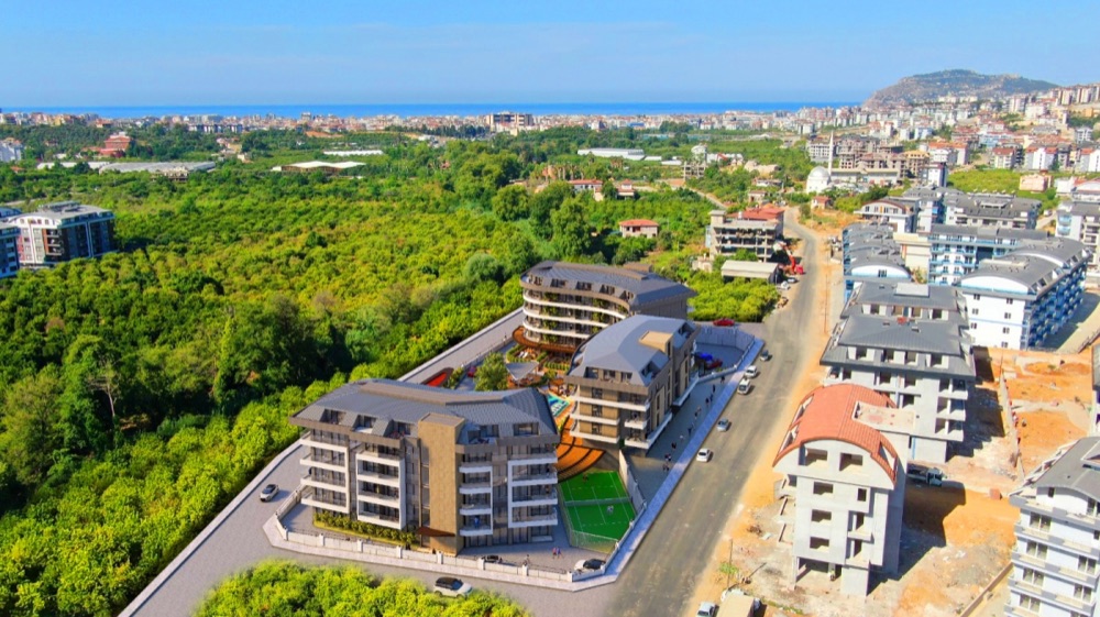 New sea-view apartment in Tosmur, Alanya